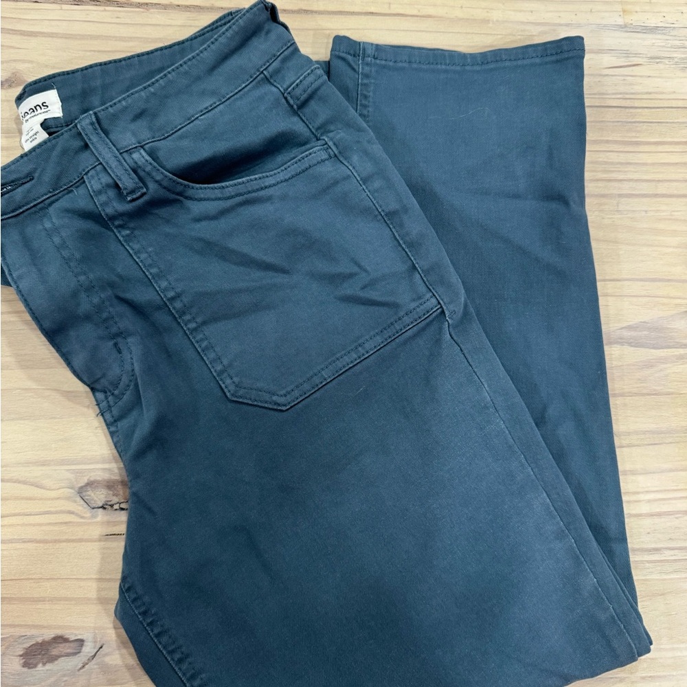 Maurices Straight Leg Pants in Dark Teal